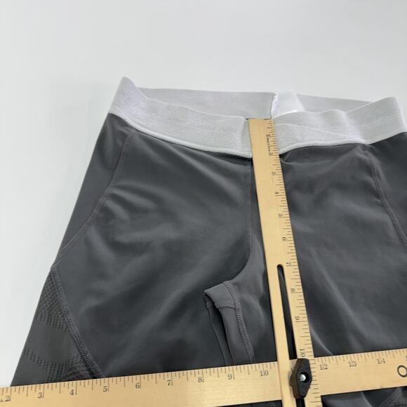 Nike Pro Dri FIT Leggings Womens Large Gray Cropped Training Tight Athletic - Picture 7 of 9